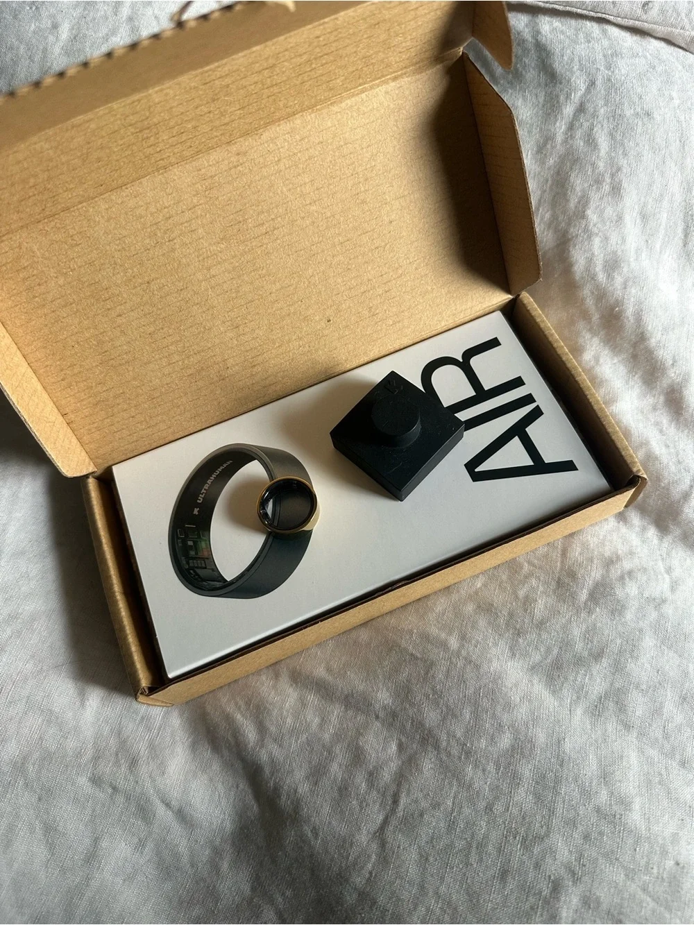 New Ultrahuman Ring AIR in Gold Size 7